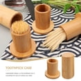 thumbnail image 6 of Masteelf Bamboo Toothpick Box for Storage Use Khaki Color Safe and with Elegant Structure 4.5 inch .3 inch, 6 of 8