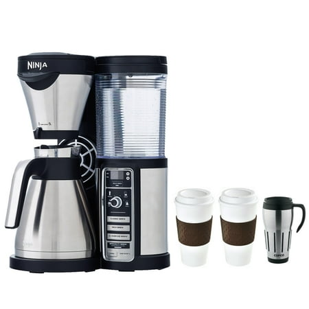 Ninja CF085 Coffee Bar Auto IQ Brewer With Thermal Carafe Bundle Includes Copco 24 Ounce Big Joe Travel Mug 2x Eco First Acadia Ninja CF085 Coffee Bar Auto IQ Brewer With Thermal Carafe Bundle Includes Copco 24 Ounce Big Joe Travel Mug 2x Eco First Acadia