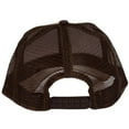 thumbnail image 4 of Trucker Visor Adjustable Sports Baseball Straw Mesh Summer Blank Mens Hat Cap, Brown Tan, 4 of 7
