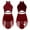 Burgundy, variant on Girl's Lyrical Dance Dress Ballet Gymnastics Skirted Leotard Latin Jazz Modern Dancwear A Green 8