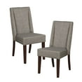 thumbnail image 2 of Lexicon Kavanaugh Asian Hardwood Dining Room Side Chair in Espresso (Set of 2), 2 of 6