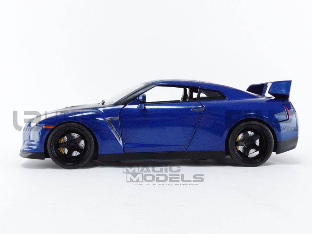 Jada 97035 Fast and Furious 7 Brian's 2009 Nissan Skyline GTR R35 Blue for sale online