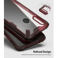 thumbnail image 3 of Ringke Fusion-X Case Compatible with Xiaomi Redmi Note 7, Transparent Hard Back Shockproof Advanced Bumper Cover - Ruby Red, 3 of 8
