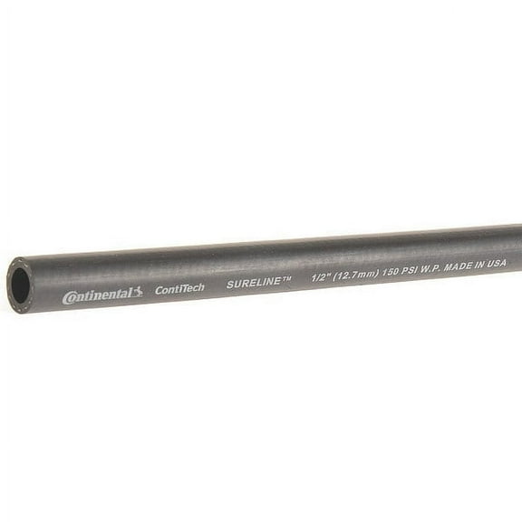 Continental 1/2 in ID x 100 ft L Garden Hose, EPDM Tube, Black CWH050-100-G