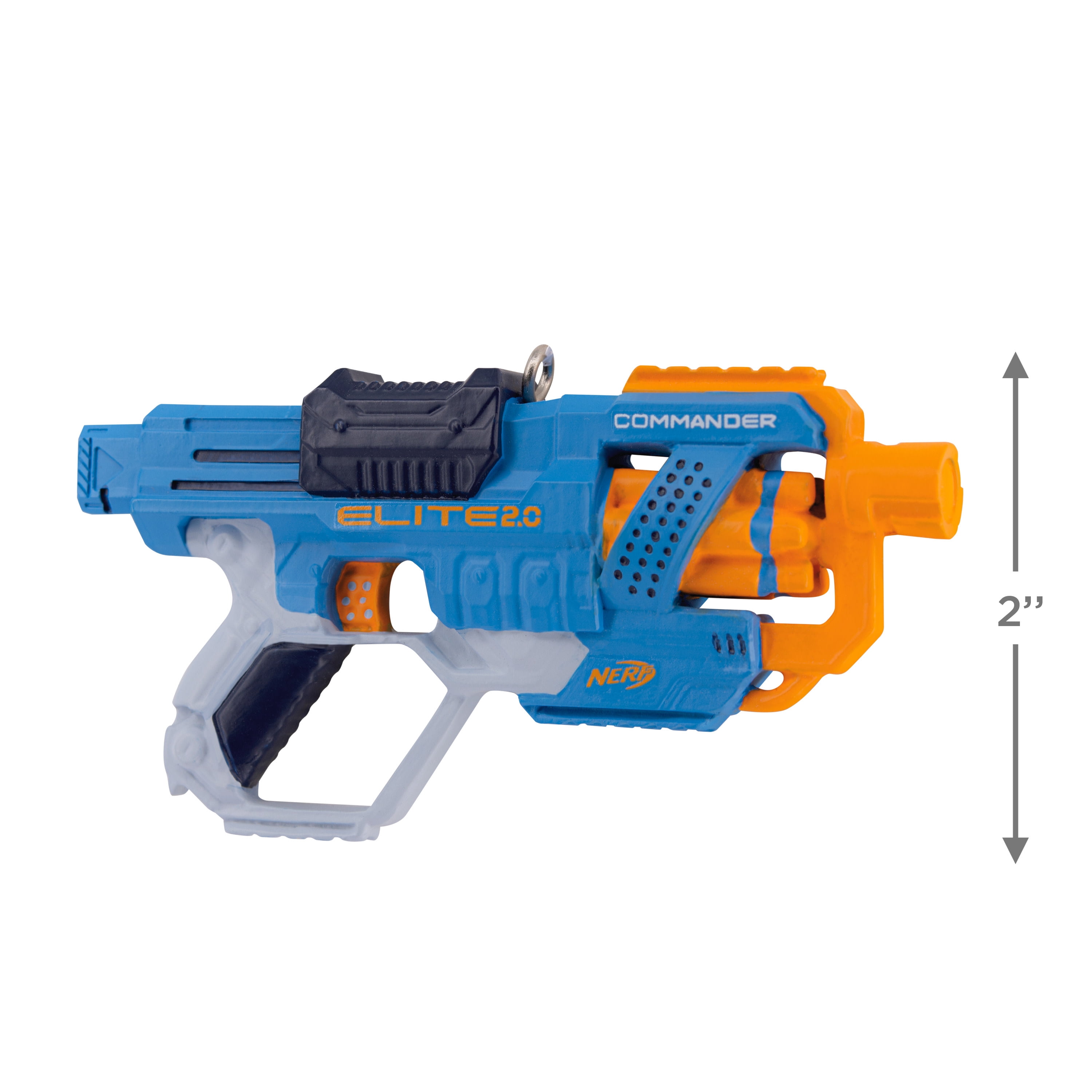 Hallmark Ornament (Hasbro Nerf Elite 2.0 Commander Dart Blaster), 1 Count
