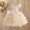 Beige, variant on Zecgelong Elegant Dress For Girls Formal Gown With Sash Toddler Party Attire For Birthday Celebration And Holiday Events Idea For Girls Dress For Kids Size 3-4 Years Red