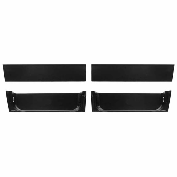 Inner & Outer Door Bottom Skin Kit. Fits 74-93 Dodge Ramcharger, 72-93 Dodge D Series Pickup Truck, 81-93 Dodge Ram 1500 Pickup Truck and fits more vehicles listed below.