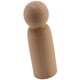 thumbnail image 4 of 100 Piezas 65 mm Munecas de Clavija de Madera Sin Terminar Pequena Muneca de Madera Cuerpos Personas Decoraciones,Color de Madera, 4 of 5