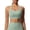 Light Green, variant on Sport Bras For Women Solid Color Full Coverage Support Bra White Size S