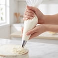 thumbnail image 4 of 12 Inch Piping Bag Disposable, 100 Pcs Large Pastry Bags, Icing Frosting Bags for Cake, Cream Frosting and Cookie Decoration, 4 of 7