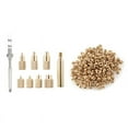thumbnail image 2 of Heat Insert Nut Iron Tip TS100 Soldering Iron Tip Insert Internal Thread Head M2-M8 Br y9474, 2 of 6