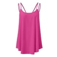 thumbnail image 5 of SHenli Womens Tank Tops Crewneck Tie Front Peasant Shirts Loose Fit Casual Basic Tee, 5 of 6