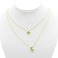 thumbnail image 4 of UDIYO Women's Sexy Star Moon Double-Layer Vertical Drop Bar Pendant Charm Necklace, 4 of 6