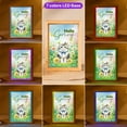 thumbnail image 3 of Manx Hello Spring Time Flower Floral Nature Acrylic Plaque with Wood Photo Frame Box Cat Lover Kitten Owner Gifts Light Box - 02031, 3 of 5