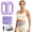 Purple, variant on Electric Fascia Massager,Multifunctional Fascia Ring with Belt LED Display,3 Modes 5 Levels,Fat Shedding Vibration Massage,Ergonomic Design Large Battery Life for Full-Body Gift for Women(Purple)