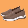 thumbnail image 5 of Wensltd Women Solid Mesh Walking Shoes Comfy Lightweight Slip On Round Toe Casual Shoes, 5 of 7