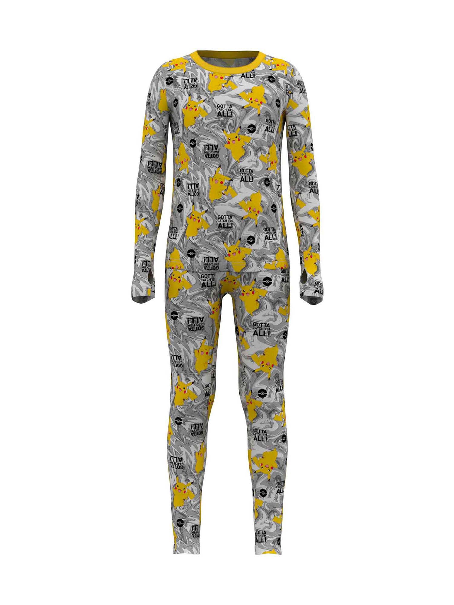 Climateright By Cuddl Duds Pokémon Boys Thermal Set, Sizes S-L