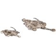thumbnail image 6 of Kurt Adler Artificial Bark Standing White Deer Tabletop Décor, Set of 2, 6 of 6