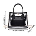 thumbnail image 3 of Transparent Fashion Tote Bag Versatile Shoulder Handbag For Shopping Gym And Travel, 3 of 3