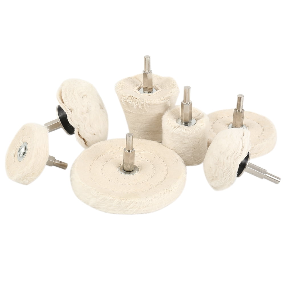4567 Wool Buffing Pad Polishing Wheel For Car Polisher Drill Adapter  2/4/8P