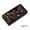 01-Coffee, variant on Men Flower Bowtie Pocket Square Handkerchief Cufflink Wedding Party Set With Box