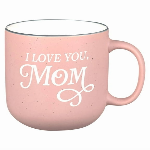 Mug Pink I Love You, Mom Prov. 31:25, (Hardcover)