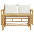 thumbnail image 2 of vidaXL 2 Piece Garden Sofa Set with Cushions Bamboo, 2 of 5