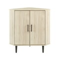 thumbnail image 5 of Walker Edison Contemporary Corner Accent Cabinet with 2 Doors, Birch, 5 of 11