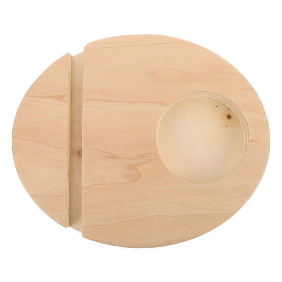 PBPBOX Sports Wobble Board Balance Training Board Base Khaki Wood 1Pack