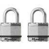 Master Lock Magnum M1XT Keyed Padlock 1-3/4 in W Body 1 in H Shackle Stainless Steel