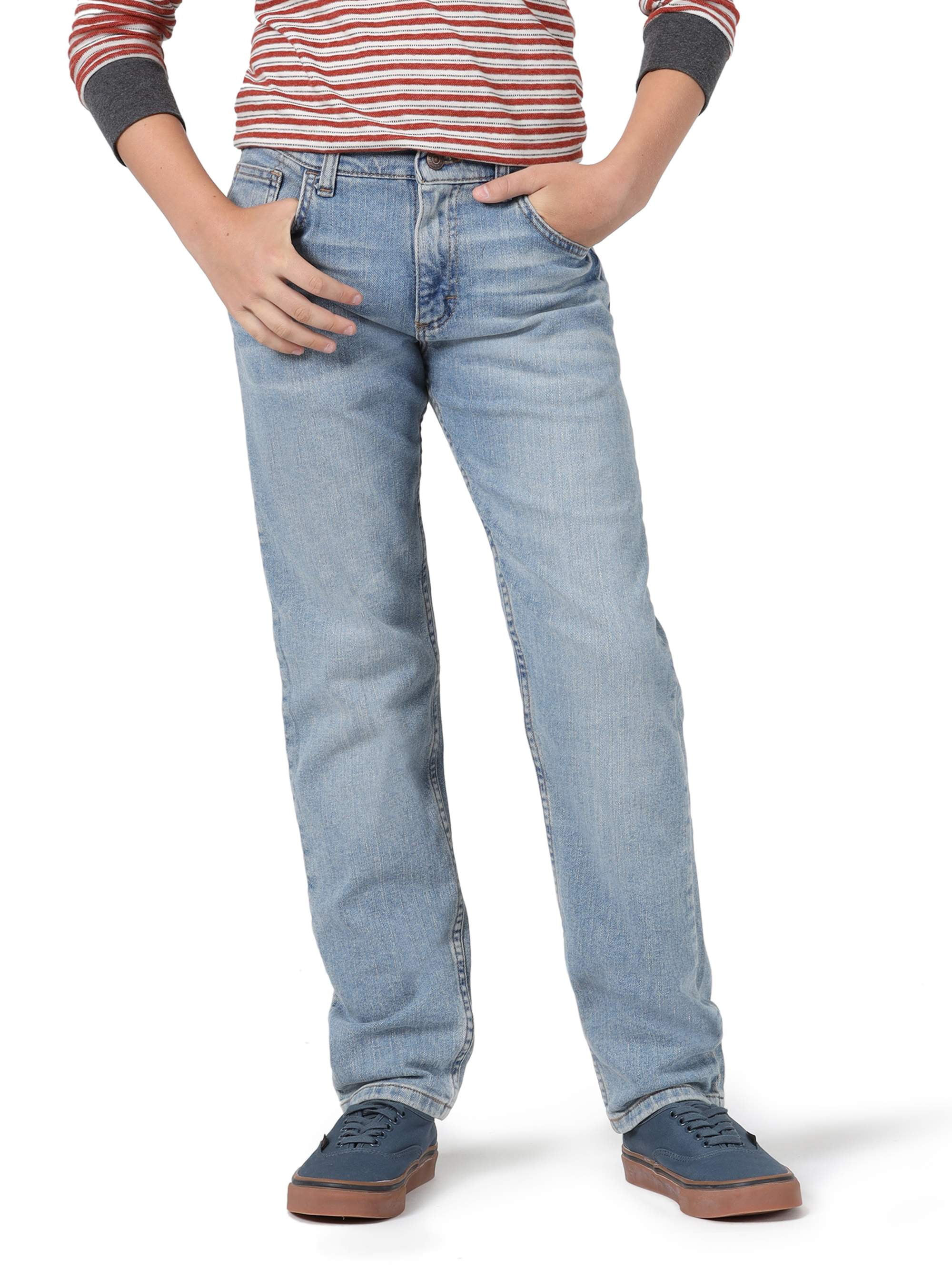 Wrangler Boys' 4-16 & Husky 5 Pocket Taper Fit Jeans 