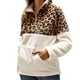 thumbnail image 2 of Puntoco Mujeres Otoño e Invierno Nuevos productos Chaqueta de mujer Yama Suéter de felpa Parche de leopardo top Abrigo cálido Puntoco Puntoco-3000, 2 of 9