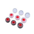 thumbnail image 4 of 36 Pieces Earbuds Eartips Universal Silicone Earphone Memory Sponge Headphone Protector Earbud Sports Earplug Cover, 4 of 6