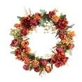 thumbnail image 1 of Falso Hydrangea Wreath Puerta Simulación Decoración de flores Fiestas en el hogar Adorno floral Inevent HA8272-00B, 1 of 6