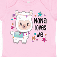 thumbnail image 4 of Inktastic Nana Loves Me Cute and Happy Llama Boys or Girls Baby Bodysuit, 4 of 5