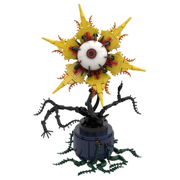 chanbrick Horror Flower Building Blocks Set Compatible with Lego MOC Terrifying Botanical Collection Decor for Adults 462 Pcs