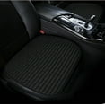 thumbnail image 2 of Linen Car Seat Cushion Set, 3-Piece Breathable Honeycomb Mesh Pad for Sedan SUV Truck, All-Season Cooling Backrest & Seat Cover (52x23in), 2 of 7