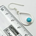 thumbnail image 3 of SilverStarJewel 925 Silver Turquoise Earrings 1.4" Women Gift For Mom Jewelry, 3 of 3
