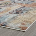 thumbnail image 5 of Contemporary 4x6 Area Rug (4' x 5'3'') Abstract Pink, Cream Indoor Rectangle Easy to Clean, 5 of 7