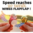 thumbnail image 4 of Flying Bird Car Decoration, Flapping Wings Self-Flying Bird, Wind-Powered Mechanical Bird Figurine, Shaking Doll for Car Dashboard Hood Mirror, Motorcycle Ornament for Xmas Gift, 4 of 15