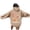 Khaki, variant on NinXxx Women's Letter Graphic Hoodie Drawstring Oversized Pocket Pullover Blue XL