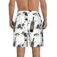 thumbnail image 3 of Disketp Men'S Swim Trunks Hawaiian Breathable Surf Beach Swimsuits Mesh Lining Beach Shorts With Pockets-Wine Bottles And Grapes, 3 of 9