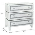 thumbnail image 5 of ACME Noralie 3-Drawer Cabinet in Mirrored, 5 of 5