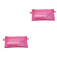 thumbnail image 1 of Injueey A4/A5/A6/B5 Transparente Rejillas dobles Cremallera Bolsa de documentos de PVC Suministros de papelería de oficina Type8 NO8, 1 of 5