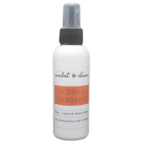 Cricket and Clover Citron and Mandarin Potpourri Room Spray 4 Ounce Bottle