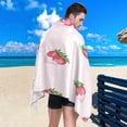 thumbnail image 5 of SKYSONIC Beach Towels 30"x60", Strawberry Chocolate Camping Towels Colorful Sand Free Beach Towel, Large Beach Towels Quick Dry Bath Travel Towels Pool Yoga Beach Mat for Men Women, 5 of 7