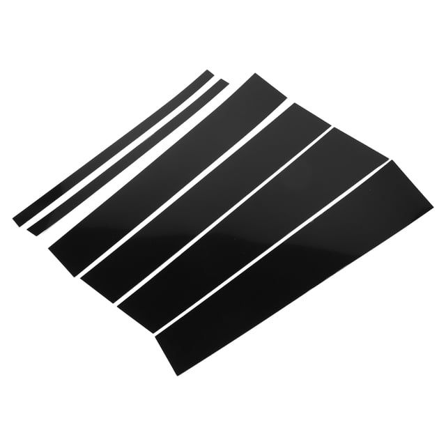 Parabrisas B Pilar embellecedor Exterior Unique Bargains para Nissan Titan Crew Cab 2004-2015 negro