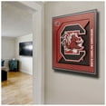 thumbnail image 3 of YTF NCAA South Carolina Gamecocks 3D Logo Series Wall Art 12X12, 3 of 4