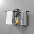 thumbnail image 1 of Aluminum Multifunctional Rack Spatula Rotating Hook Towel bedroom towel hanger wall Rack Rag Hanger, 1 of 9