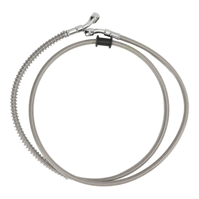 Universal Motorcycle Brake Hose, Durable Practical Steel+PVC Easy Installation Brakes Lines For Motorbikes 140cm,200cm